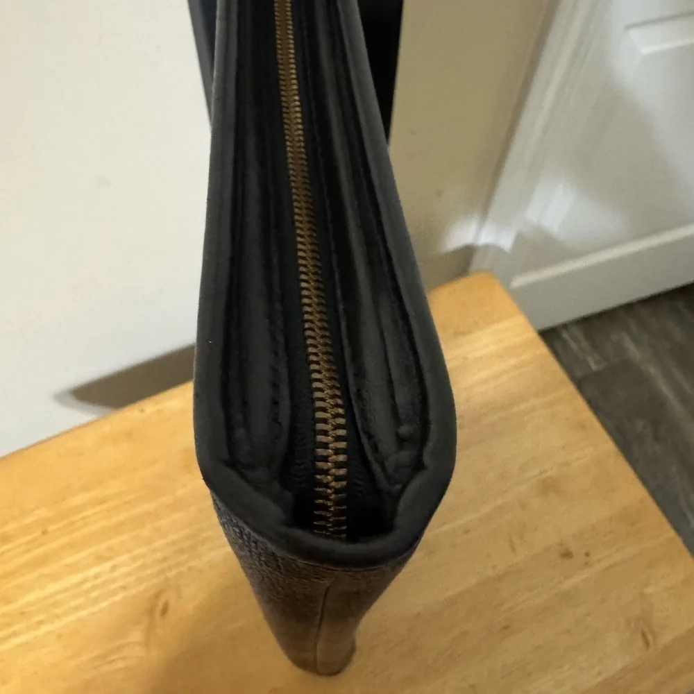 Givenchy Black Leather Portfolio Bag